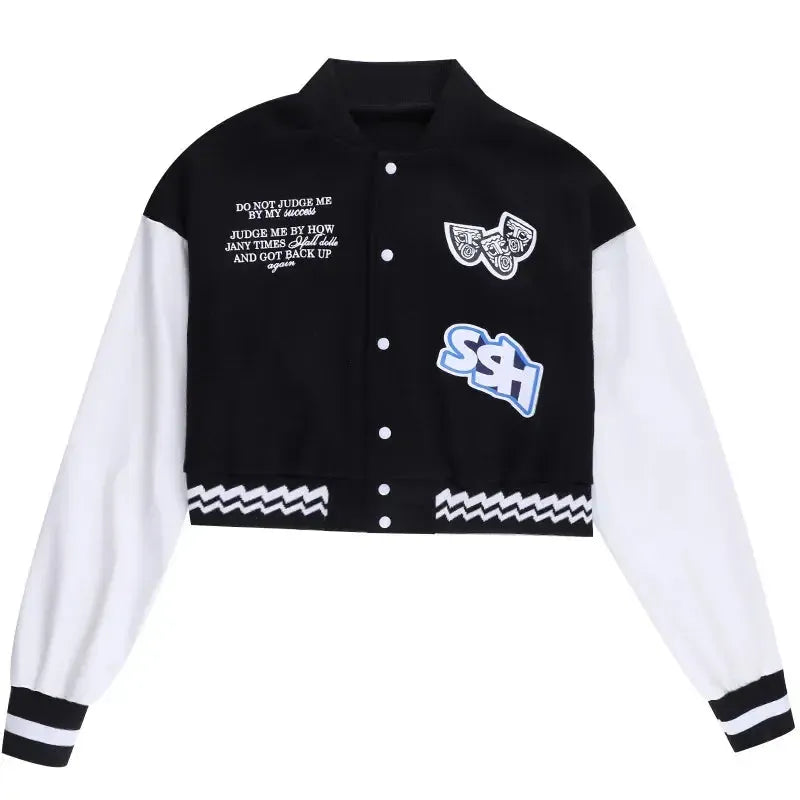 Cropped Varsity KURTKA