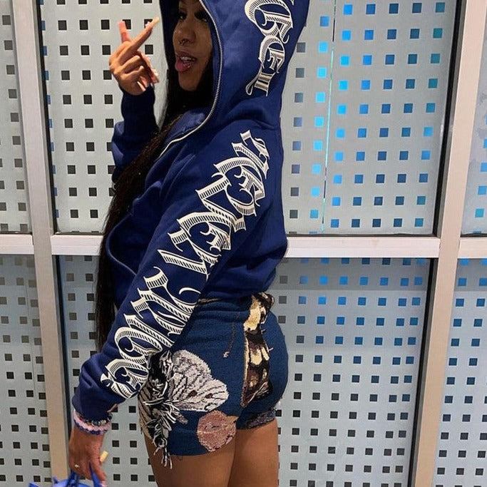 Full Zip Bleu