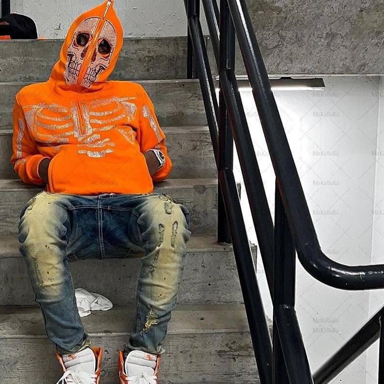 Full Zip Orange