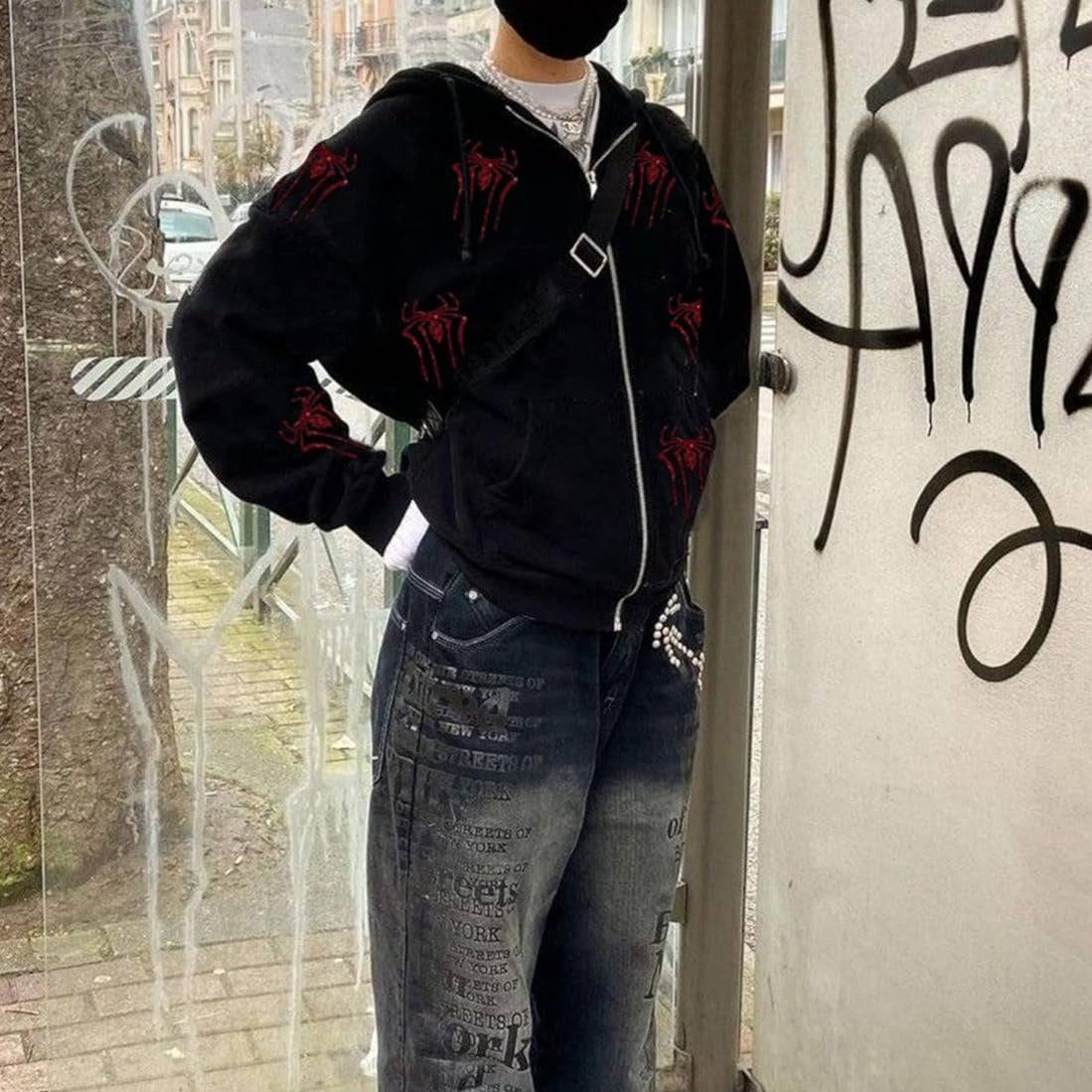 Full Zip Spiderman Bluza