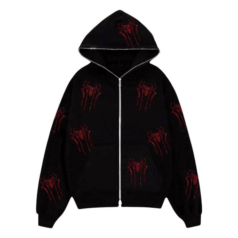 Full Zip Spiderman Bluza