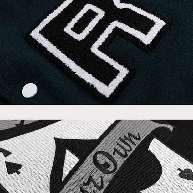 Green Varsity KURTKA