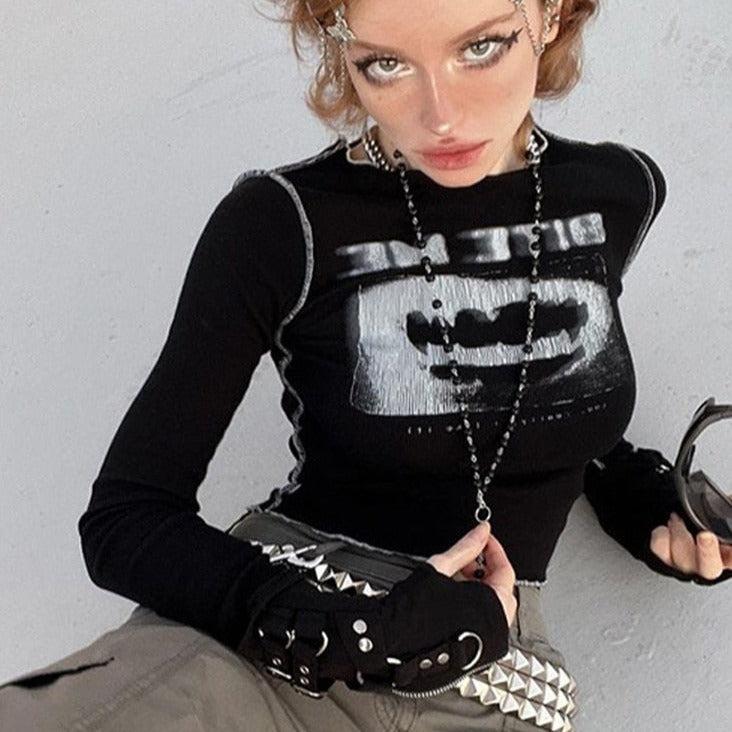 Long Sleeve Top Y2K