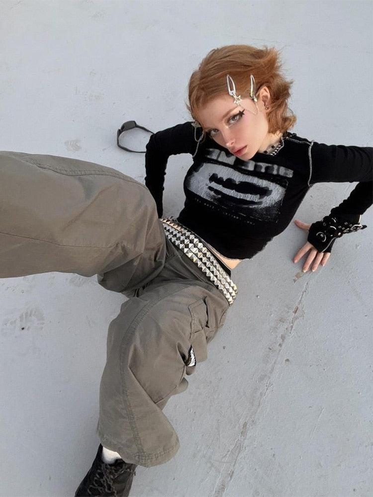 Long Sleeve Top Y2K