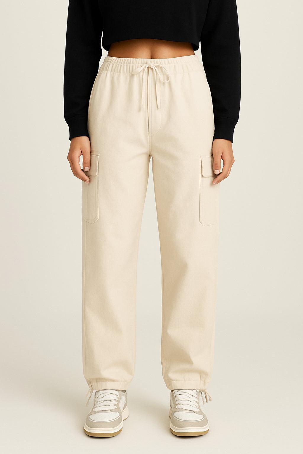 Spodnie Parachute Beige