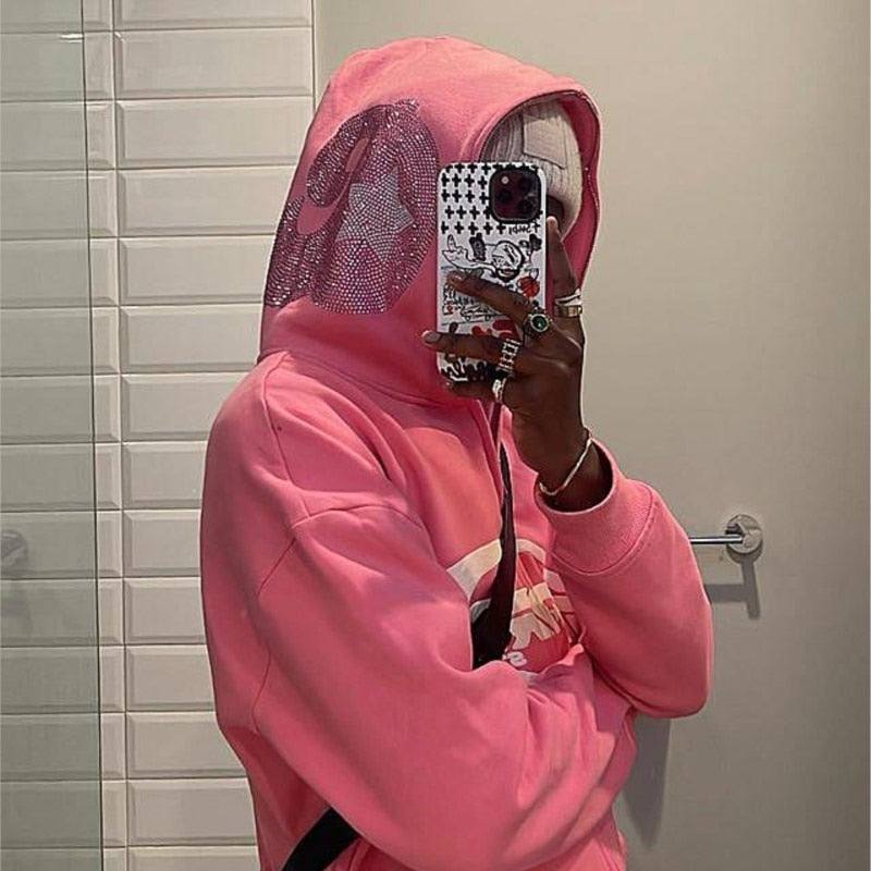 Pink Full Zip Bluza
