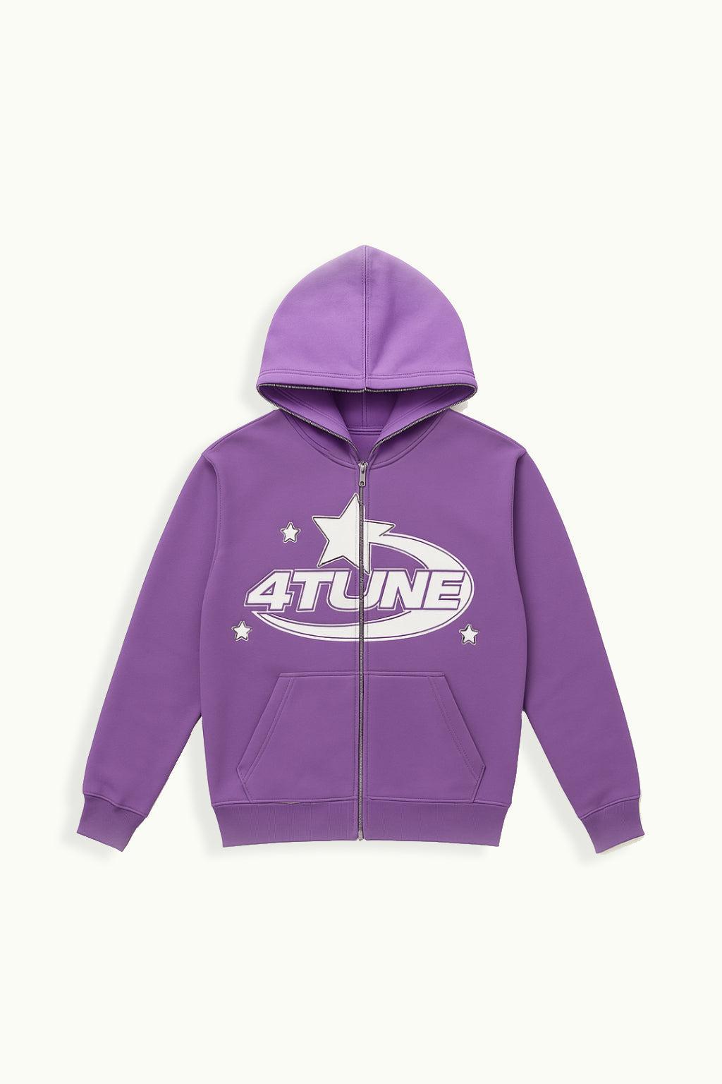 Purple Full Zip Bluza