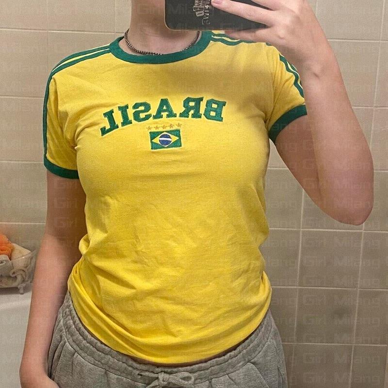 T Koszula Brésil Femme