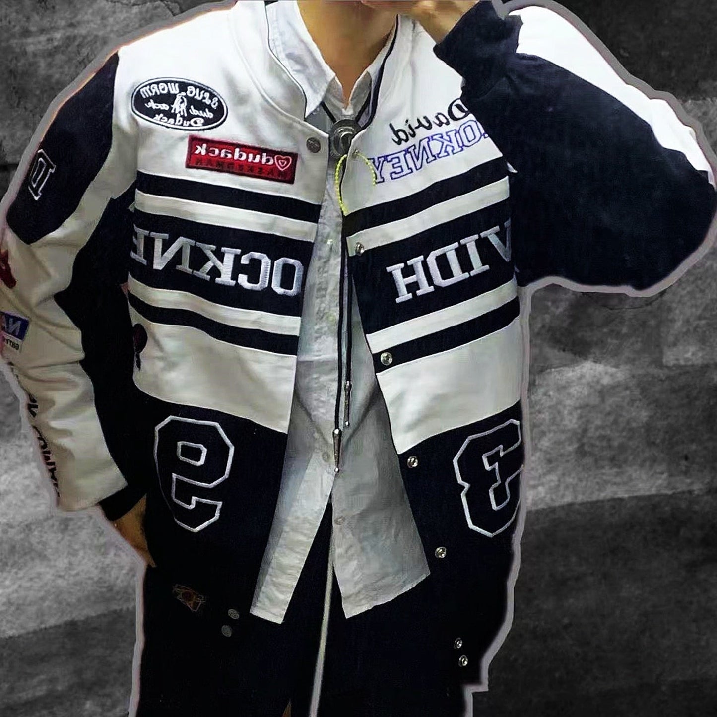 KURTKA Cuir Racing