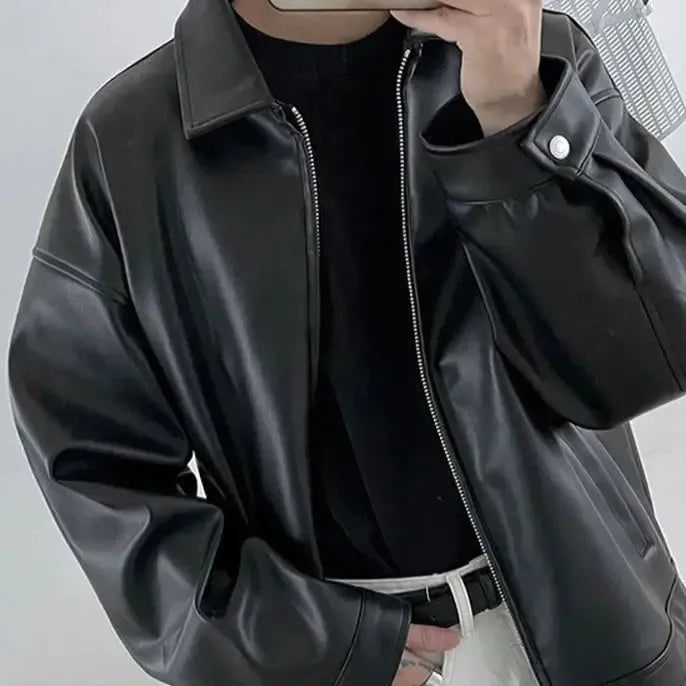 KURTKA Cuir Streetwear