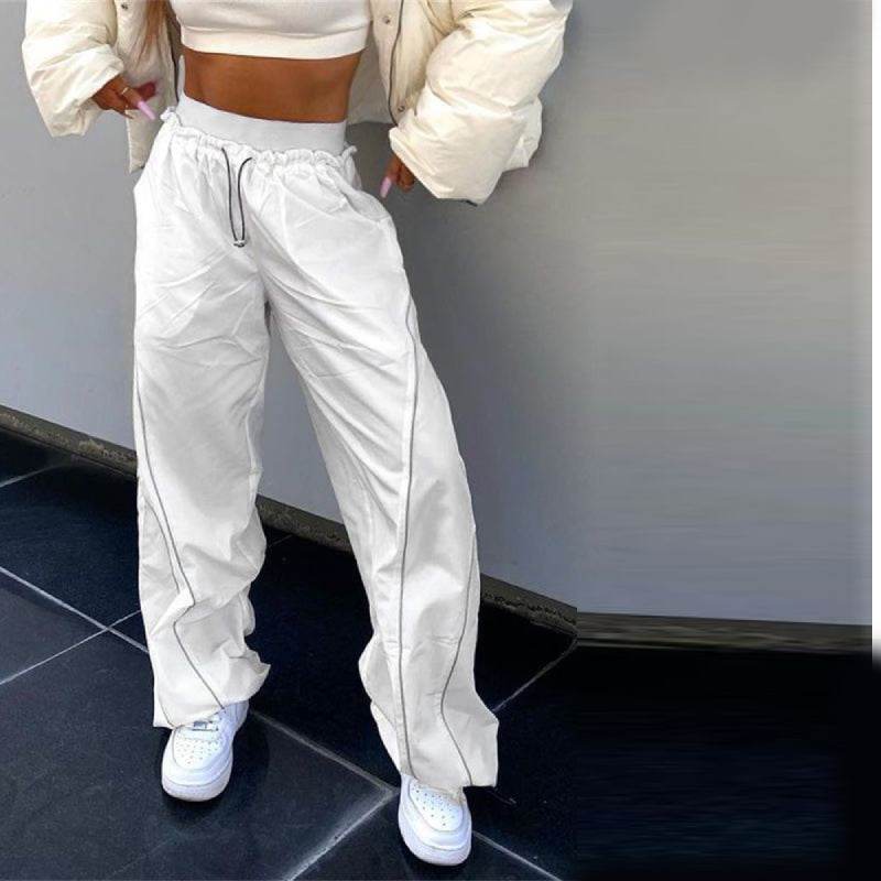 White Track Pants