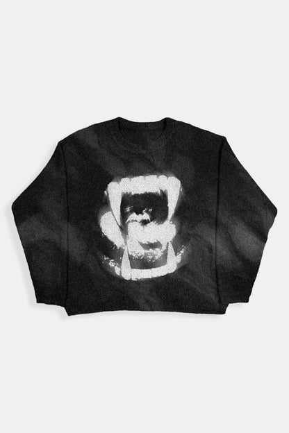 Black And White Knit