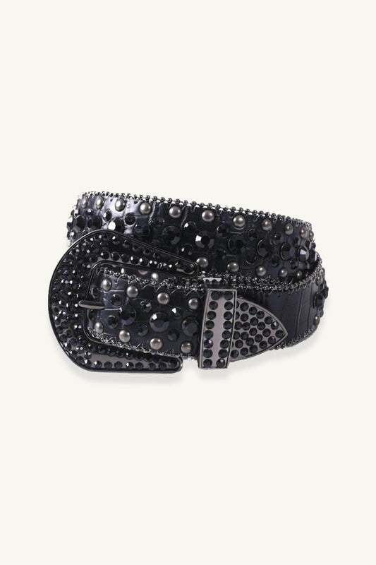 Pasek Strass Noir