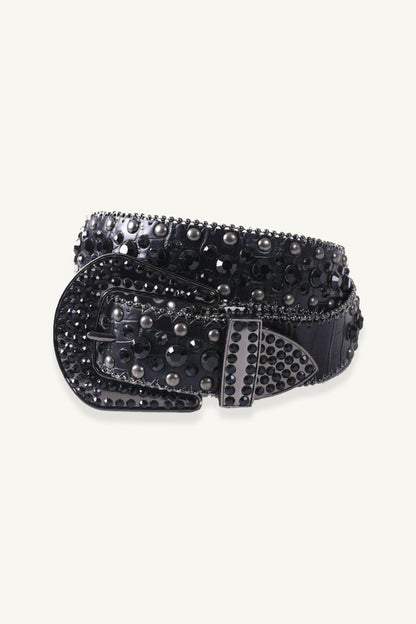 Pasek Strass Noir
