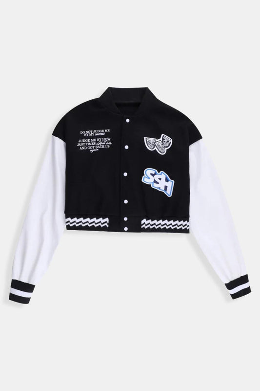 Cropped Varsity KURTKA