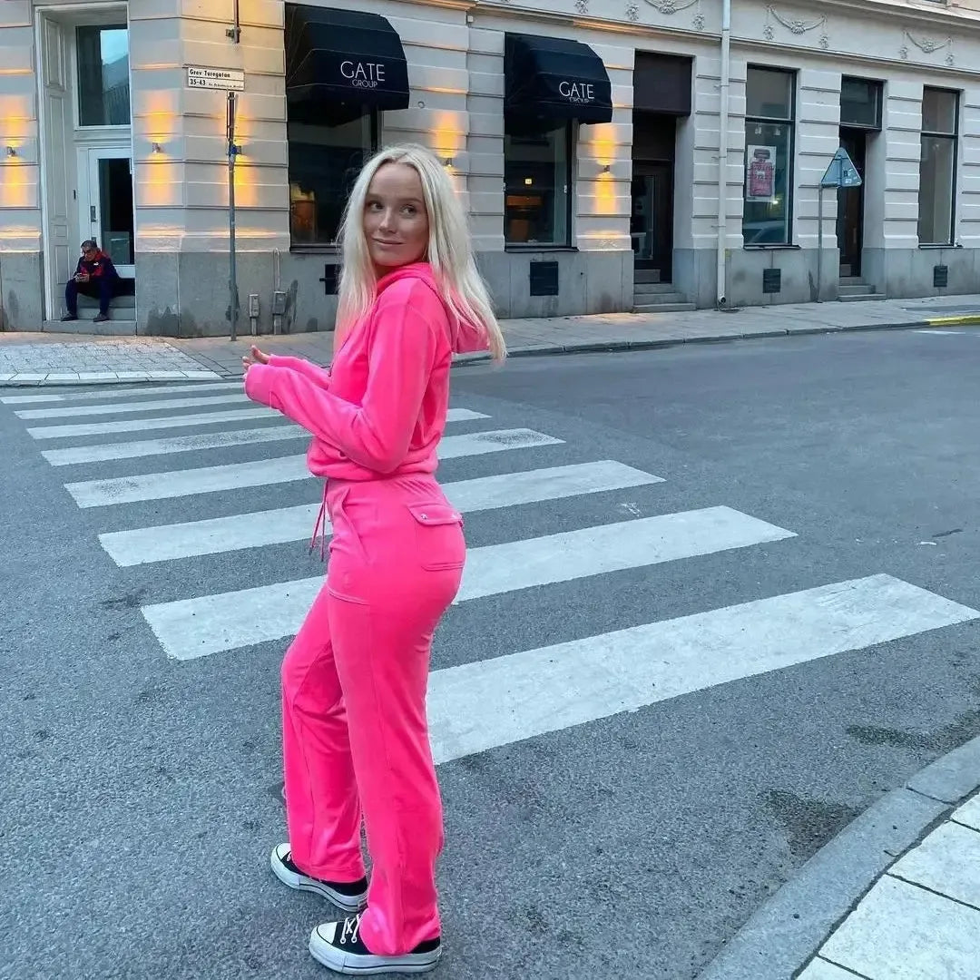 KOMPLET DRESOWY Jogging Velour