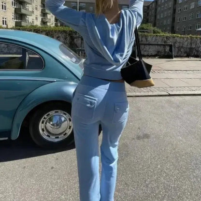 KOMPLET DRESOWY Jogging Velour