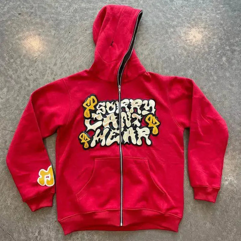 Full Zip "sorry Cant