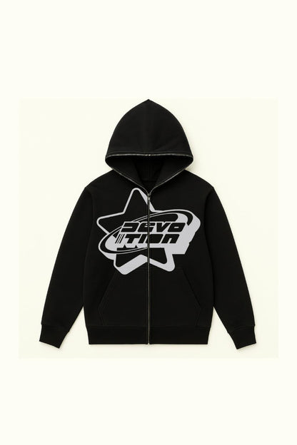 Full Zip Noir
