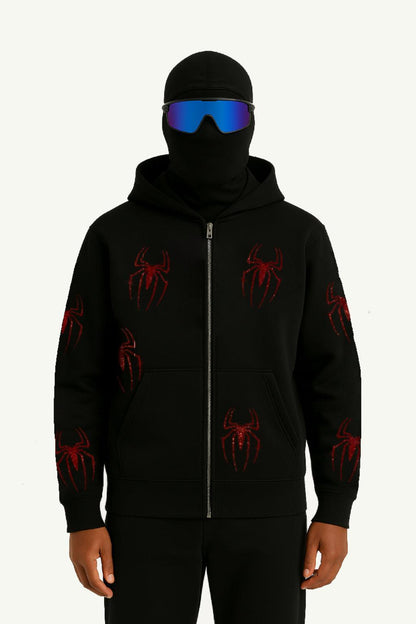 Full Zip Spiderman Bluza