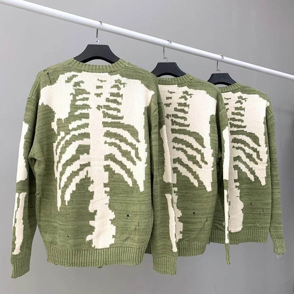 Green Skeleton Bluza