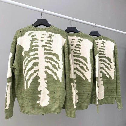 Green Skeleton Bluza