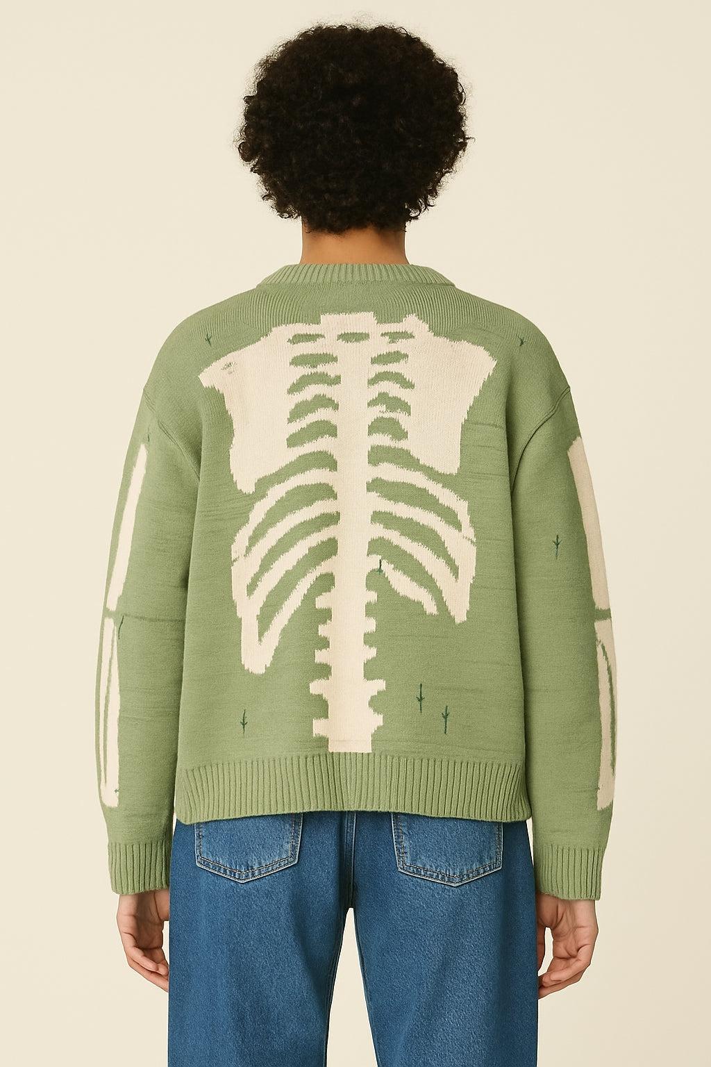 Green Skeleton Bluza
