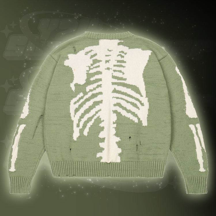 Green Skeleton Bluza