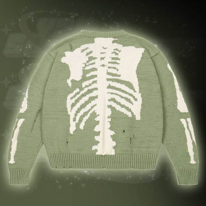 Green Skeleton Bluza