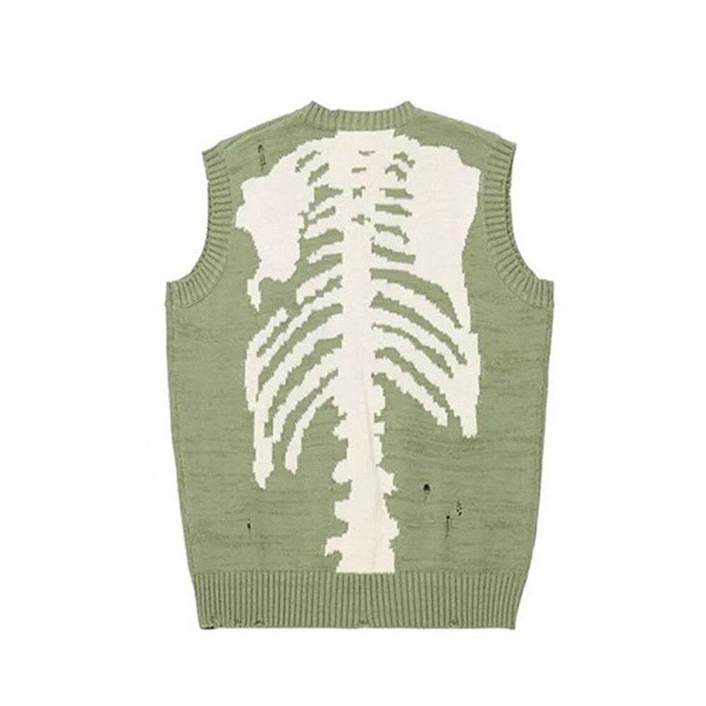 Green Skeleton Bluza