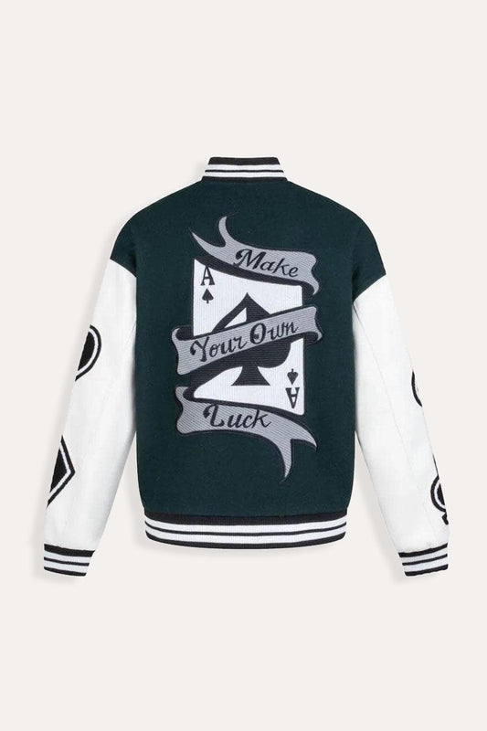 Green Varsity KURTKA