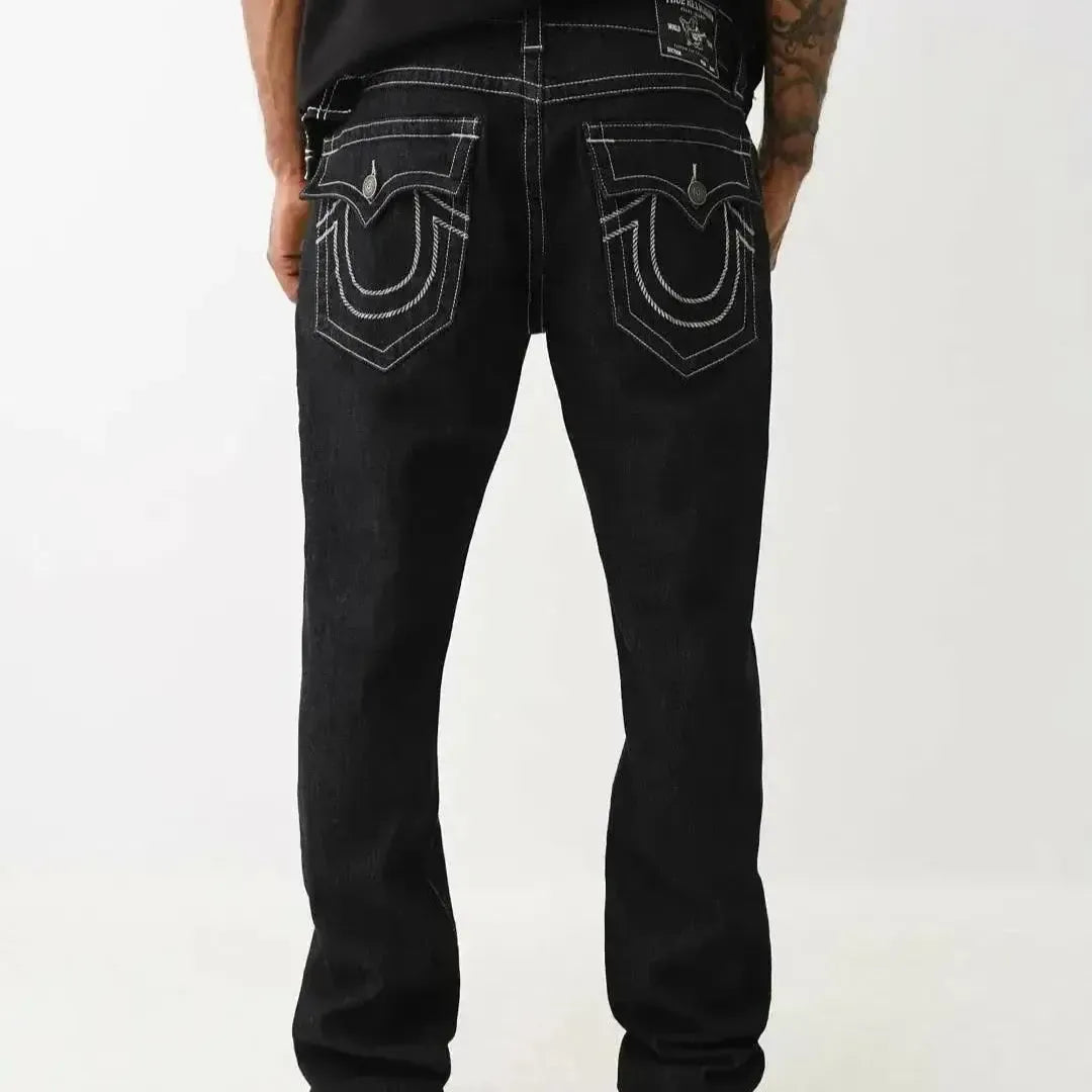 JEANSYsy Noir Couture Blanche