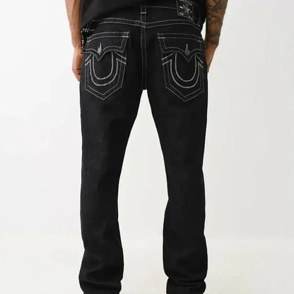 JEANSYsy Noir Couture Blanche