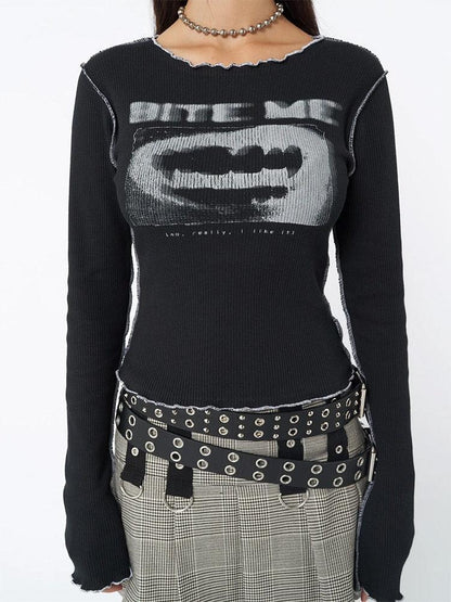 Long Sleeve Top Y2K