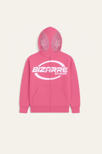 Pink Full Zip Bluza
