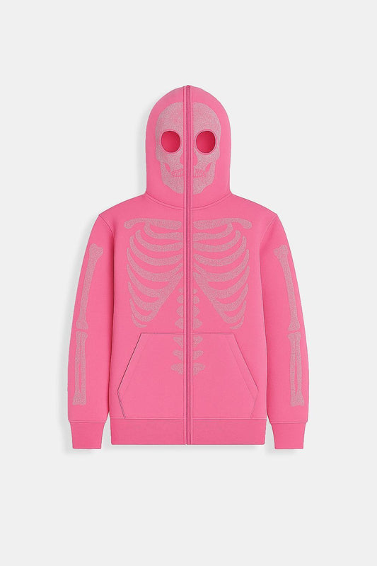 Rhinestone Skeleton Bluza