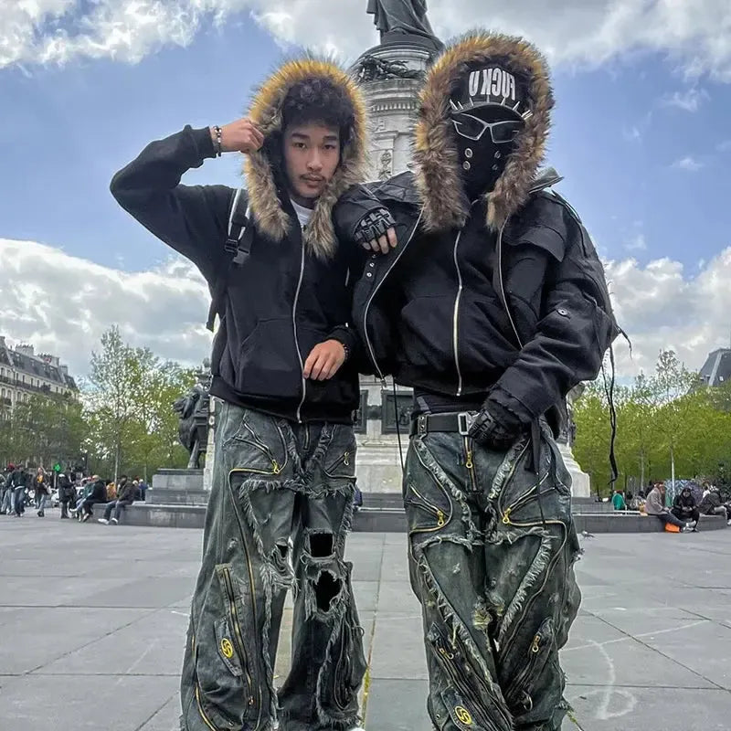 Bluza Capuche Fourrure