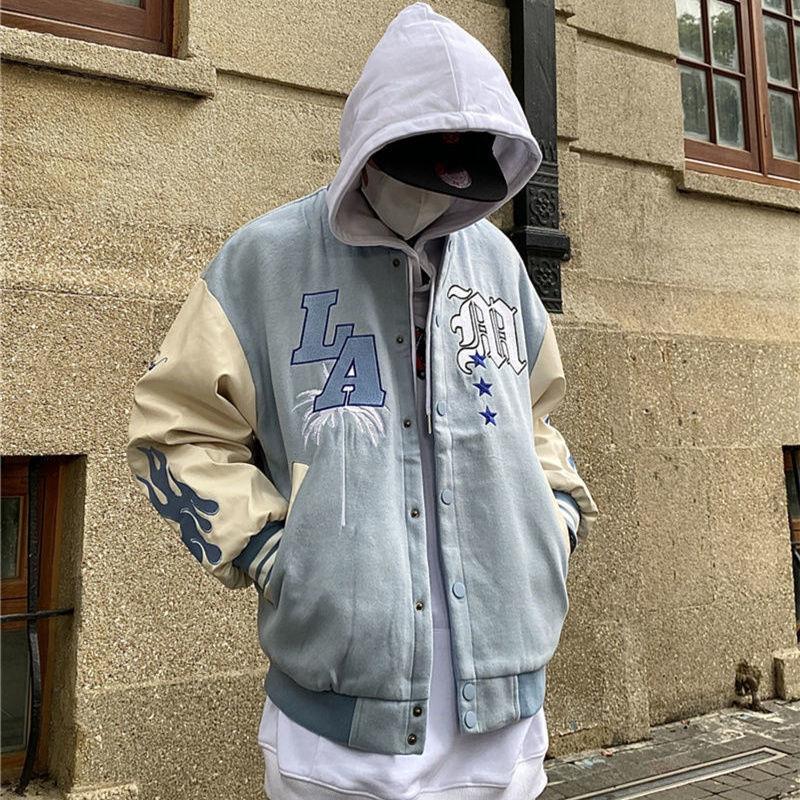 Varsity KURTKA Bleu Ciel