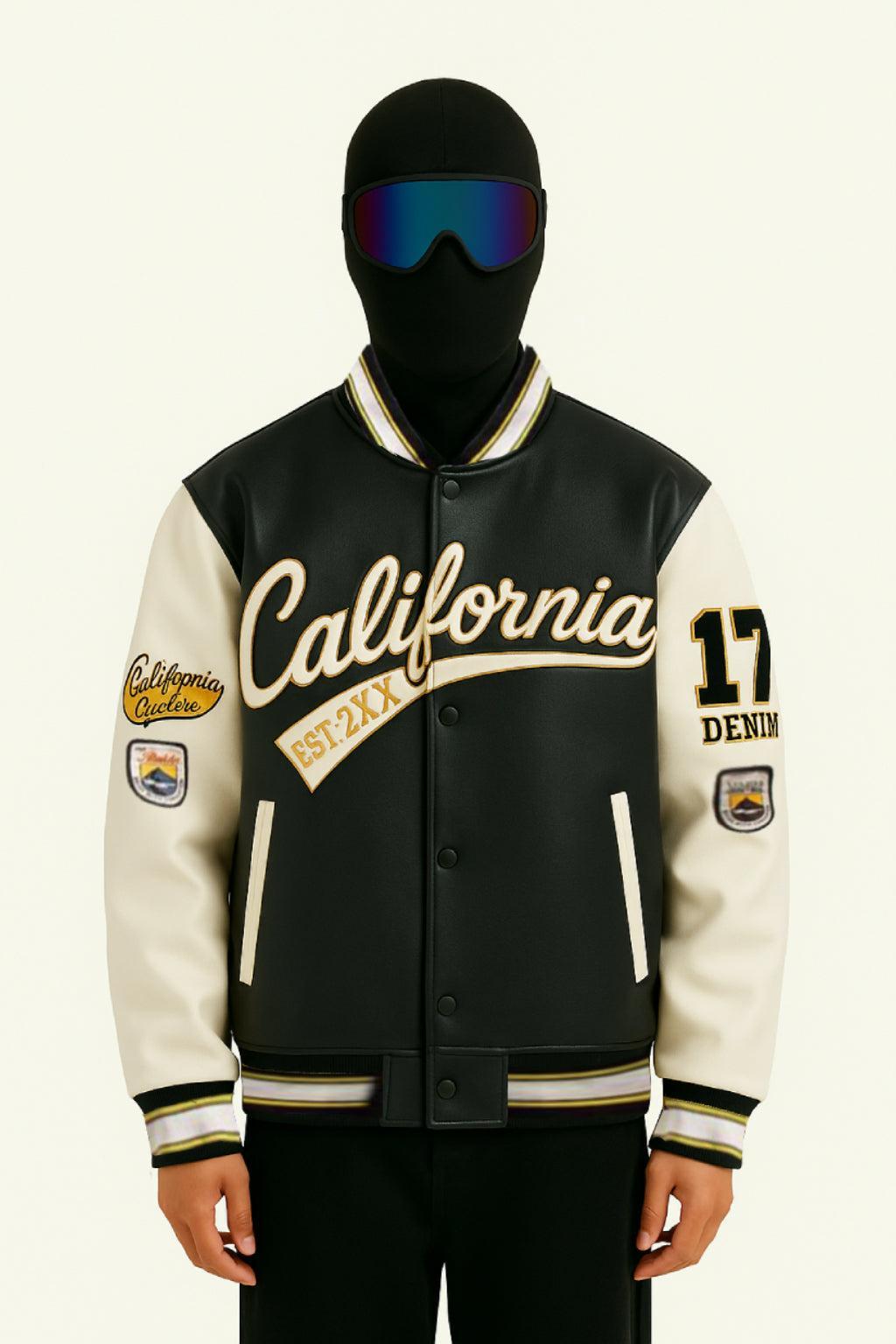 Varsity KURTKA Cuir