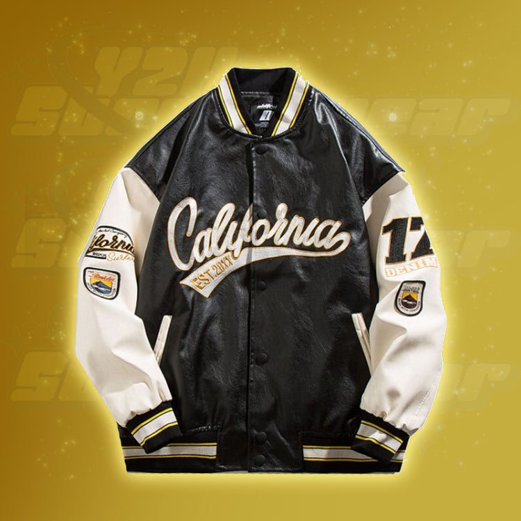 Varsity KURTKA Cuir