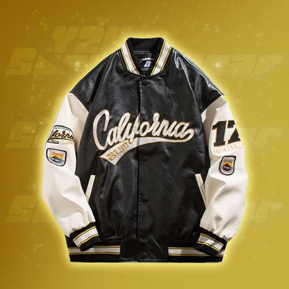 Varsity KURTKA Cuir