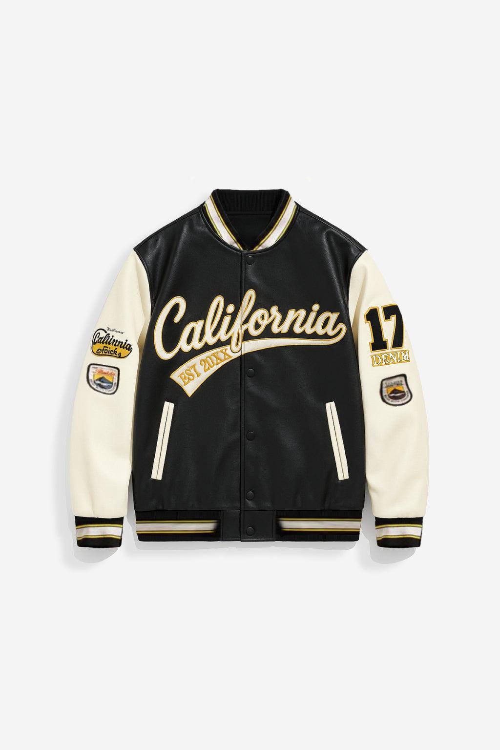 Varsity KURTKA Cuir