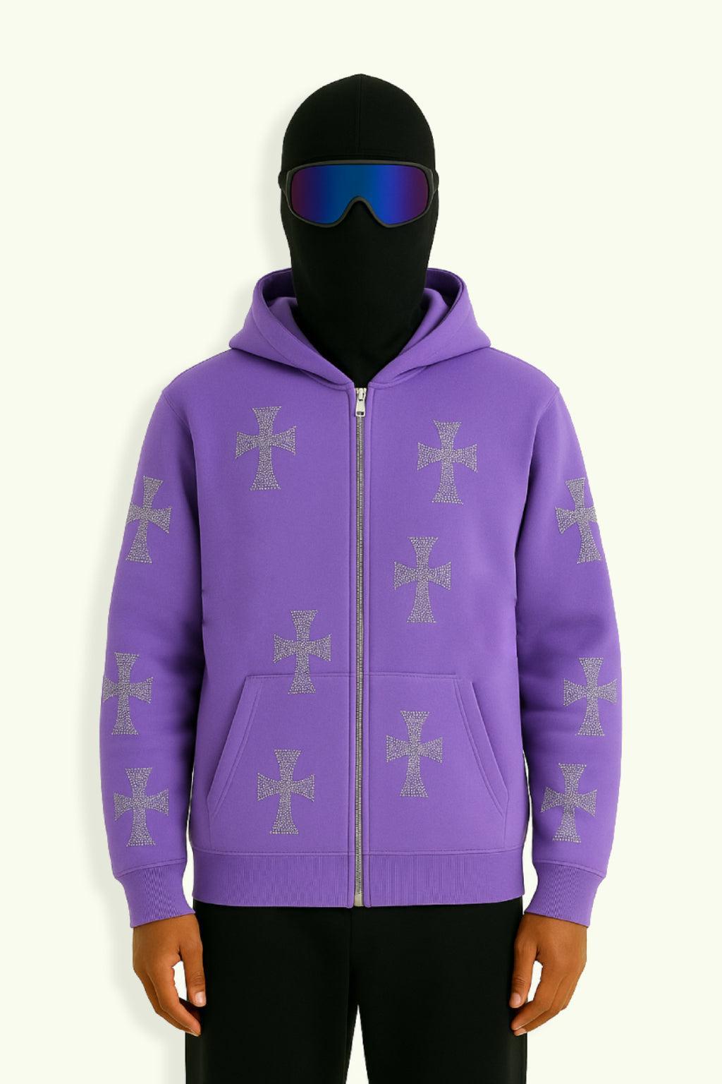 KURTKA Avec Croix Strass