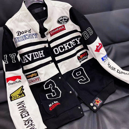 KURTKA Cuir Racing