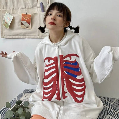 KURTKA Squelette Coeur
