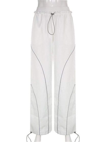 White Track Pants
