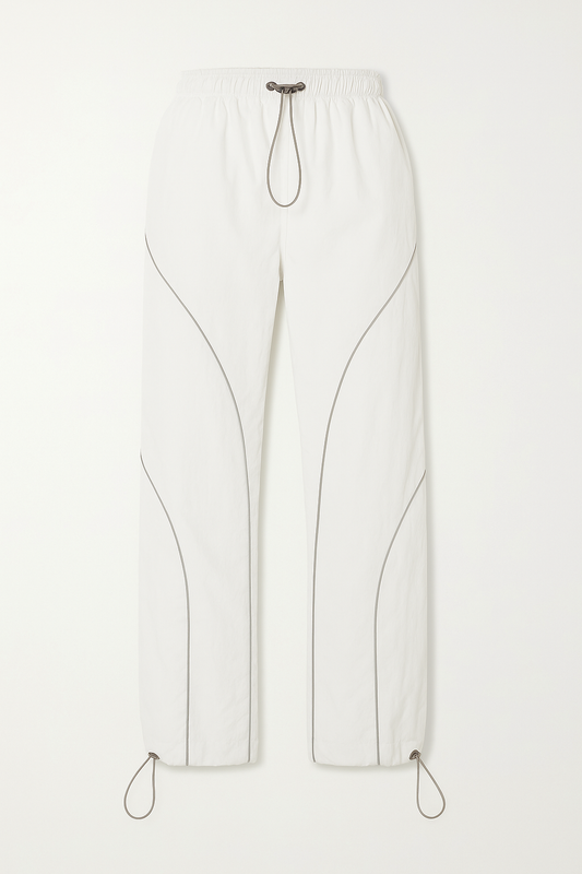 White Track Pants